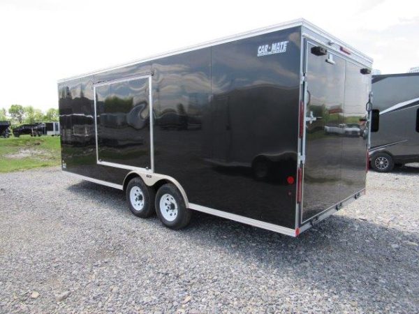 Car Mate 8.5 x 20 V-Nose Enclosed Car Hauler – Awning Get Out Door - Image 7