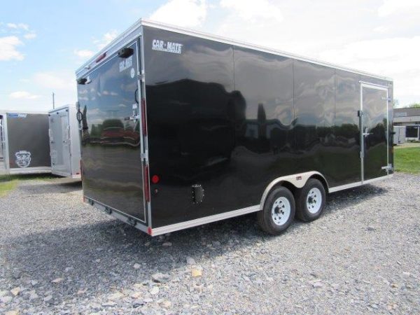 Car Mate 8.5 x 20 V-Nose Enclosed Car Hauler – Awning Get Out Door - Image 5