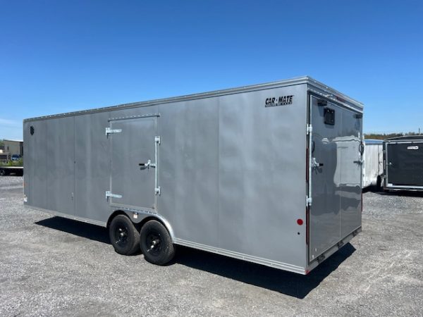 Car Mate Avalanche 8.5 x 24 V-Nose Enclosed Car Trailer – Get Out Door - Image 7