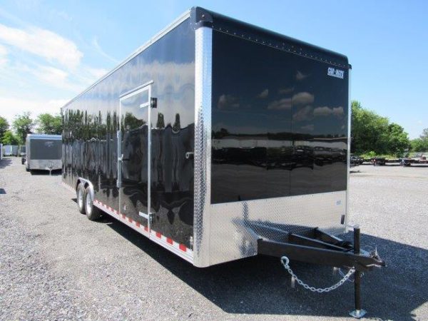 Car Mate 8.5 x 28 Enclosed Car Trailer – 12″ Added Height