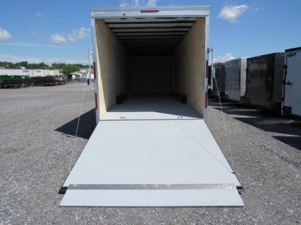 Car Mate 8.5 x 28 Enclosed Car Trailer – 12″ Added Height - Image 3