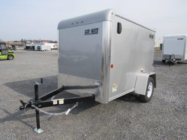 Car Mate 5 x 8 Enclosed Cargo Trailer – Ramp Door - Image 4