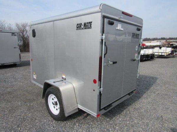 Car Mate 5 x 8 Enclosed Cargo Trailer – Ramp Door - Image 7