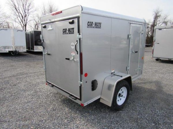 Car Mate 5 x 8 Enclosed Cargo Trailer – Ramp Door - Image 5
