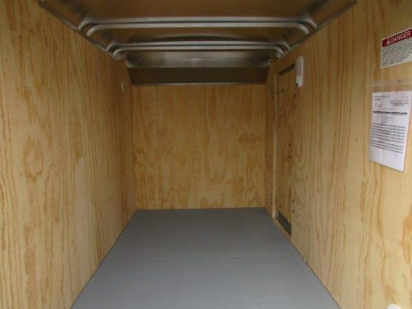 Car Mate 5 x 8 Enclosed Cargo Trailer – Ramp Door - Image 6
