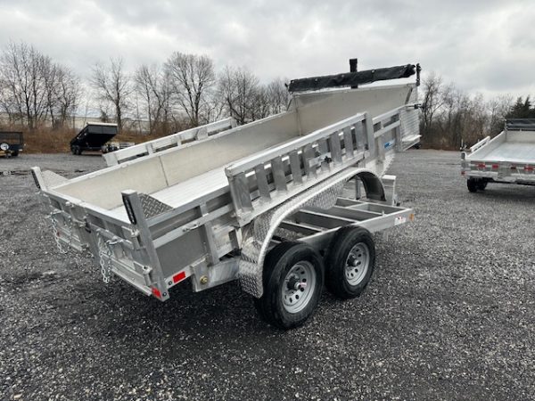Cargo Pro 6 x 12 Aluminum Dump Trailer – Ladder Ramps - Image 6