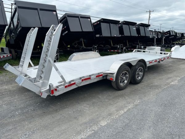 Cargo Pro 6.5 x 22 Aluminum Equipment Trailer – Ladder Ramps - Image 5