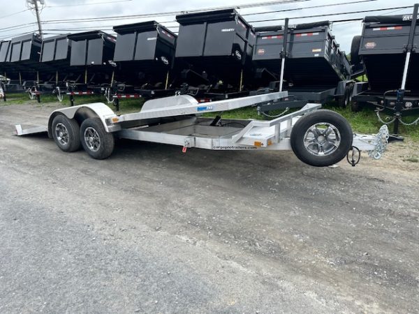 Cargo Pro 7 x 22 Open Aluminum Car Hauler – Gravity Tilt Trailer
