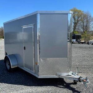 Cargo Pro 5 x 10 Aluminum Enclosed Cargo Trailer – Ramp Door