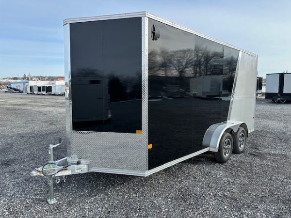Cargo Pro 7.4 x 16 Aluminum Enclosed Trailer – Rubber Coin Floor - Image 4