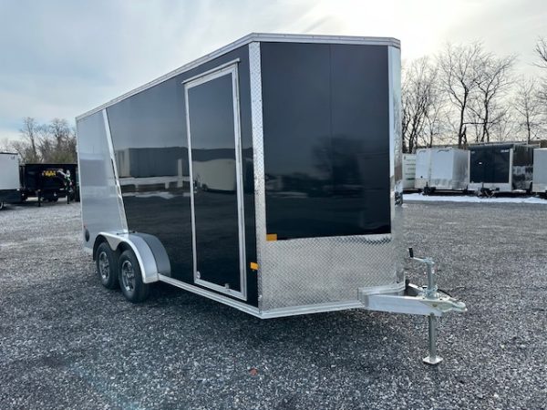 Cargo Pro 7.4 x 16 Aluminum Enclosed Trailer – Rubber Coin Floor