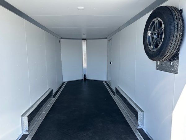 Cargo Pro 7.5 x 18 Aluminum Enclosed Trailer – Rubber Coin Floor - Image 6