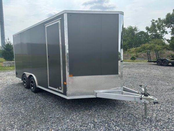 Cargo Pro Stealth 8.5 x 16 Aluminum V-Nose Enclosed Car Trailer