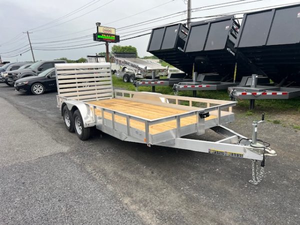 Carry-On 6 x 16 Aluminum Landscape Utility Trailer – Rear Gate