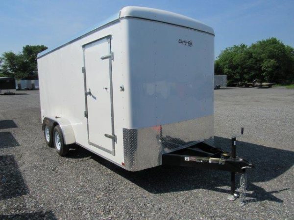 Carry-On 7 x 16 Enclosed Cargo Trailer – Rear Barn Doors
