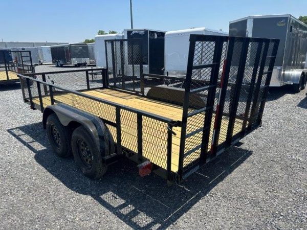 Carry-On 7 x 14 Landscape Utility Trailer – Mesh Sides & ATV Gate - Image 6