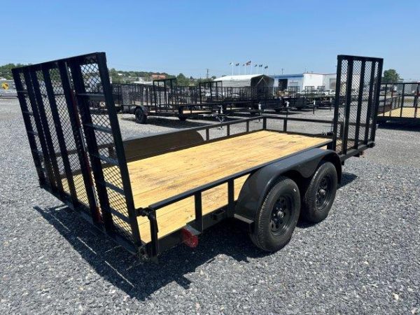 Carry-On 7 x 14 Landscape Utility Trailer – Side ATV Ramp - Image 5