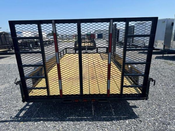 Carry-On 7 x 14 Landscape Utility Trailer – Side ATV Ramp - Image 3