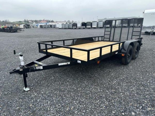 Carry-On 7 x 14 Landscape Utility Trailer – Rear Ramp Gate - Image 4