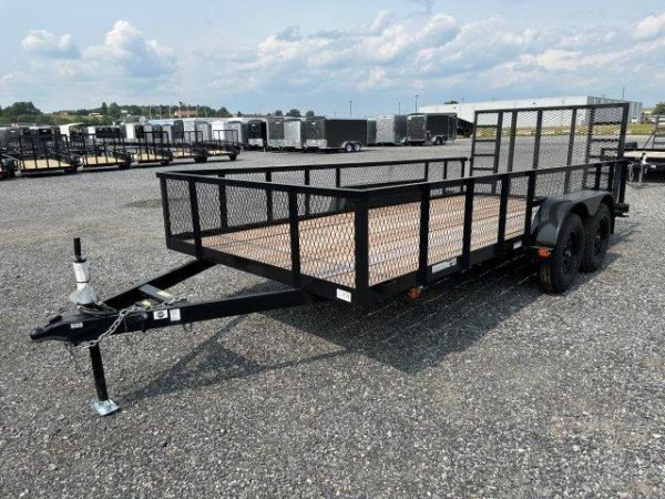 Carry-On 7 x 16 Landscape Utility Trailer – Mesh Sides - Image 4
