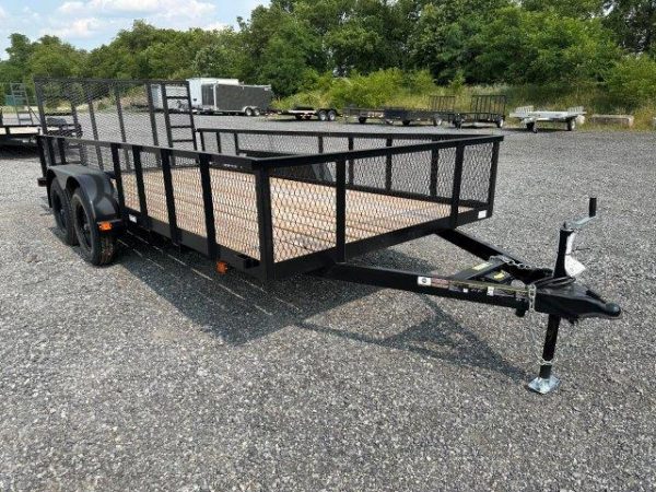 Carry-On 7 x 16 Landscape Utility Trailer – Mesh Sides