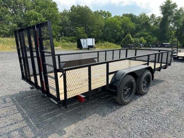 Carry-On 7 x 16 Landscape Utility Trailer – Mesh Sides - Image 5