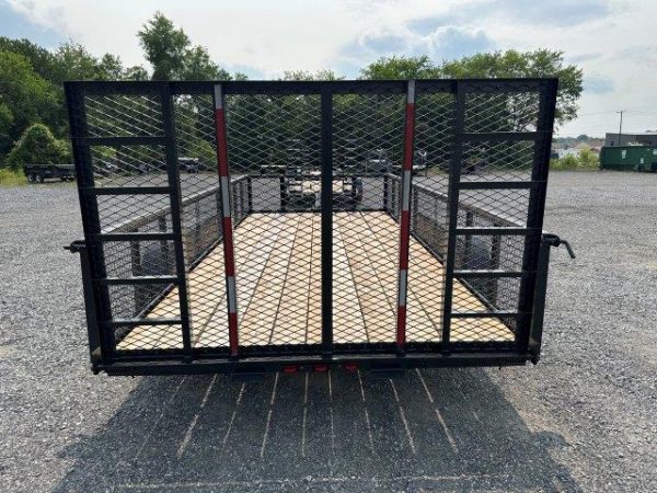 Carry-On 7 x 16 Landscape Utility Trailer – Mesh Sides - Image 3