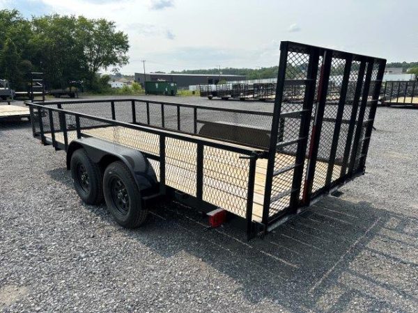 Carry-On 7 x 16 Landscape Utility Trailer – Mesh Sides - Image 6