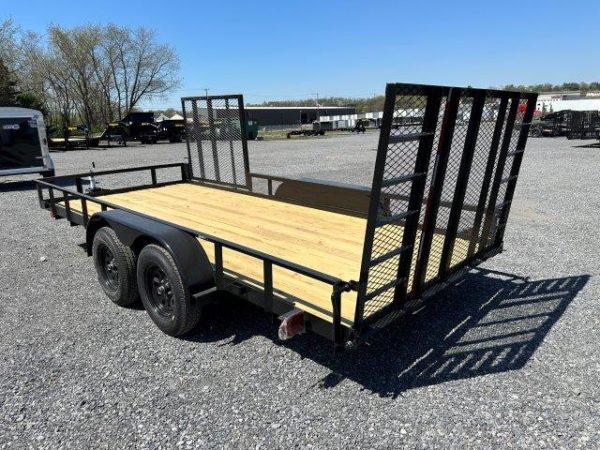 Carry-On 7 x 16 Landscape Utility Trailer – Side ATV Ramp - Image 6
