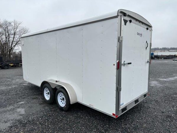 Carry-On 7 x 18 Enclosed V-Nose Cargo Trailer – 6″ Added Height - Image 5