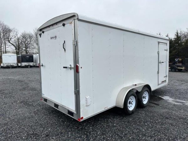Carry-On 7 x 18 Enclosed V-Nose Cargo Trailer – 6″ Added Height - Image 7