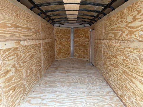 Carry-On 7 x 18 Enclosed V-Nose Cargo Trailer – 6″ Added Height - Image 6