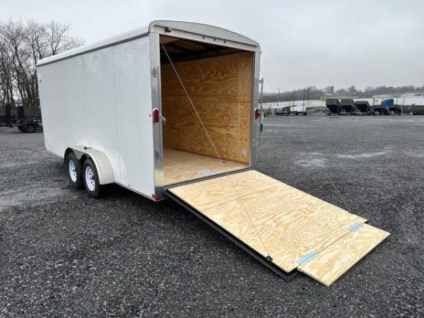 Carry-On 7 x 18 Enclosed V-Nose Cargo Trailer – 6″ Added Height - Image 8