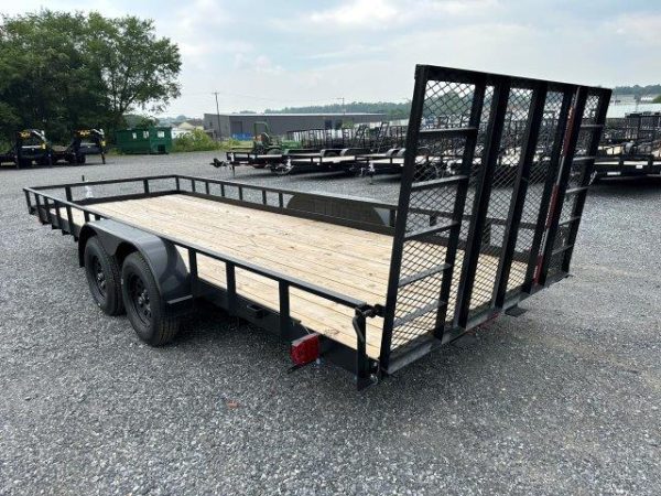 Carry-On 7 x 20 Landscape Utility Trailer – Rear Ramp Gate - Image 5