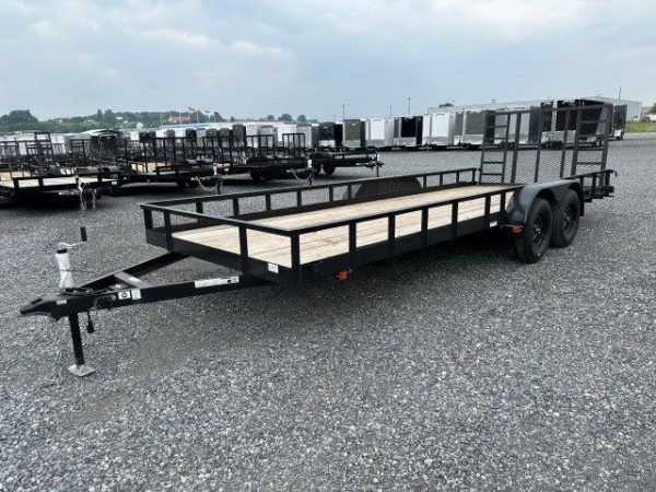 Carry-On 7 x 20 Landscape Utility Trailer – Rear Ramp Gate - Image 4