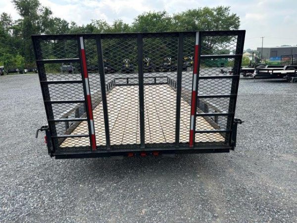 Carry-On 7 x 20 Landscape Utility Trailer – Rear Ramp Gate - Image 3