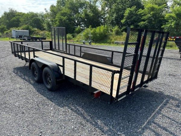 Carry-On 7 x 20 Landscape Utility Trailer – Mesh Sides & ATV Gate - Image 5