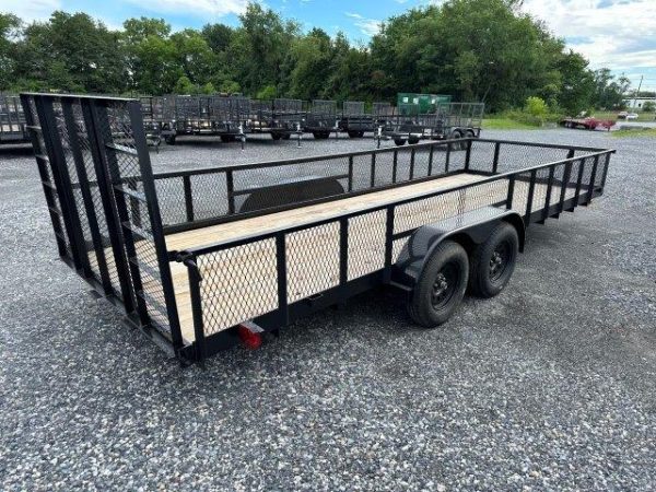 Carry-On 7 x 20 Landscape Utility Trailer – Mesh Sides - Image 5