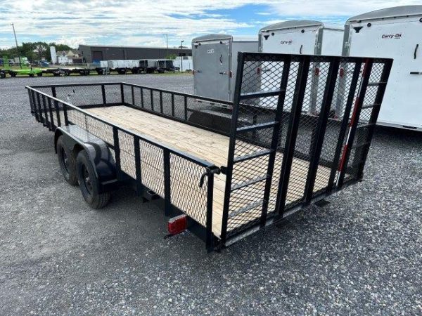 Carry-On 7 x 20 Landscape Utility Trailer – Mesh Sides - Image 6