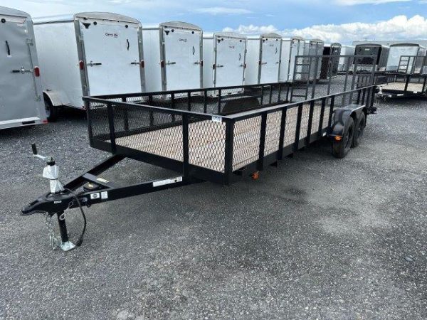 Carry-On 7 x 20 Landscape Utility Trailer – Mesh Sides - Image 4