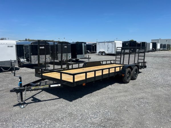 Carry-On 7 x 20 Landscape Utility Trailer – Side Ramp Gate - Image 4