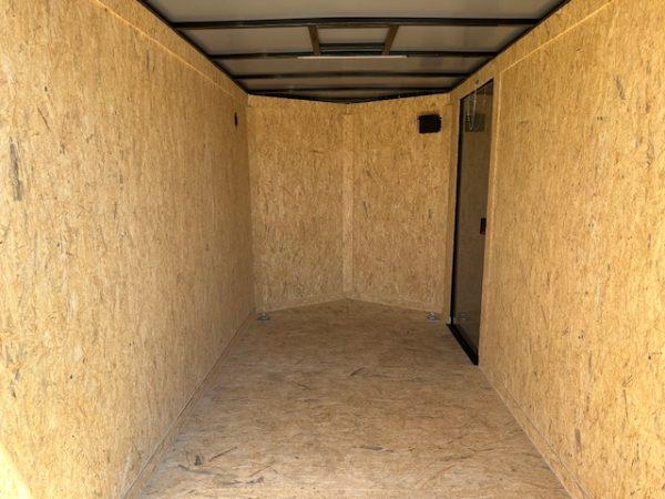 Covered Wagon 6 x 12 Dual Axle Enclosed Cargo Trailer – Black Trim - Image 6