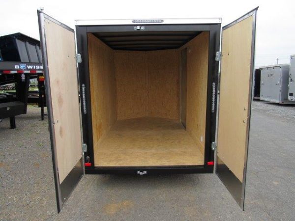 Covered Wagon 6 x 10 V-Nose Enclosed Cargo Trailer – Barn Doors - Image 3