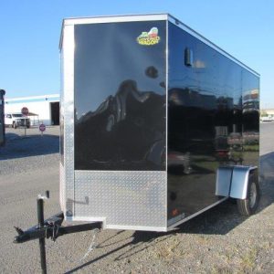 Covered Wagon 6×12 Enclosed Cargo Trailer | 12″ Added