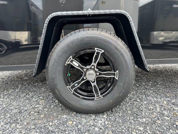 Covered Wagon 6 x 12 Enclosed Cargo Trailer – Aluminum Wheels - Image 8