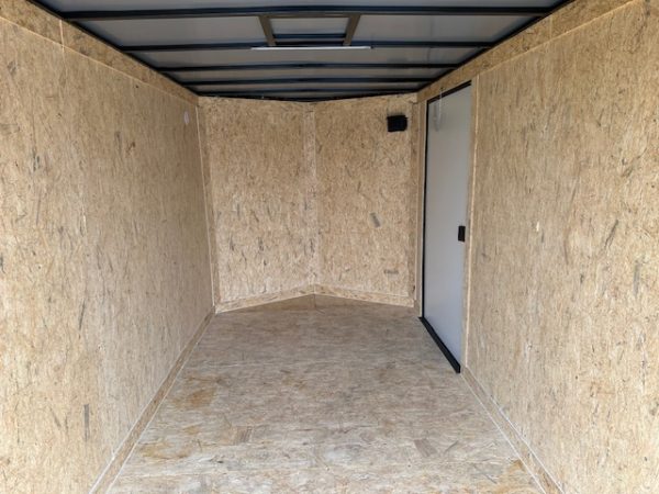 Covered Wagon 7 x 16 Enclosed Cargo Trailer – Black Trim Package - Image 6