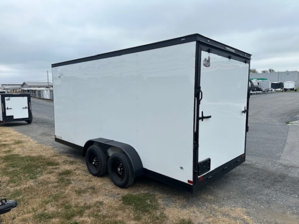 Covered Wagon 7 x 16 Enclosed Cargo Trailer – Black Trim Package - Image 5