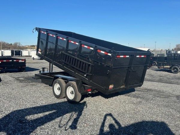 Covered Wagon 7 x 16 Prospector High Side Dump Trailer - Image 6