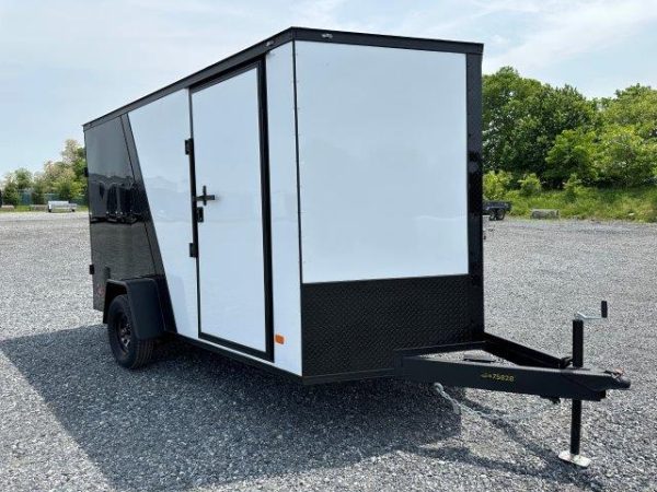 Covered Wagon 7 x 12 Enclosed Cargo Trailer – Two Tone Exterior