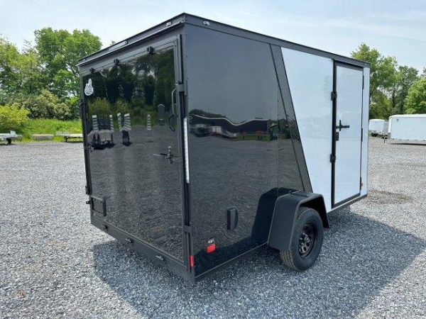 Covered Wagon 7 x 12 Enclosed Cargo Trailer – Two Tone Exterior - Image 7